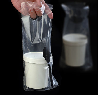 50PCS / बंडल डिस्पोजेबल कॉफी दूध चाय पीपी पारदर्शी पैकेजिंग बैग