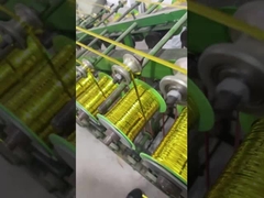 ब्रेड कैंडी टाई धागा बंधा हुआ रस्सी लाल धातुकृत पीईटी फिल्म