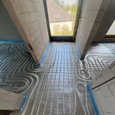 VMPET/Al Foil Roll For Floor Heat Reflective Film बिल्डिंग के लिए मिश्रित फिल्म