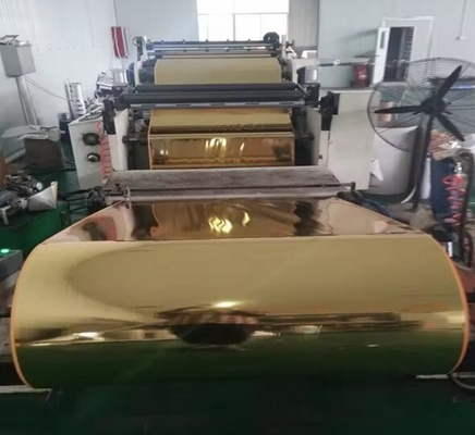 प्रिंटिंग और पैकिंग के लिए ट्रांसफर पालतू धातुकृत होलोग्राफिक पेपर / कार्डबोर्ड