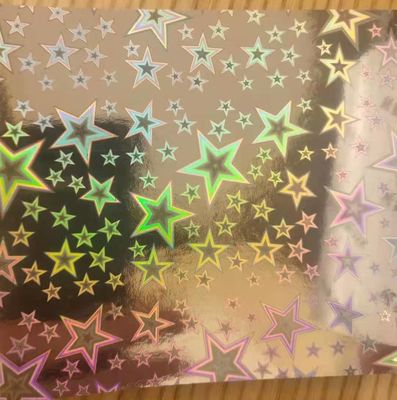 यूवी प्रिंटिंग के लिए उपयोग किया जाने वाला 12mic PET/17mic bopp होलोग्राफिक धातुकृत प्राइमर कोटिंग